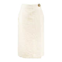 Fuste Fabiana Filippi Cream Wrap Skirt Femei