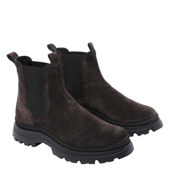 Bocanci Hogan Hogan Boots Brown Barbati (BM 18692124) 2