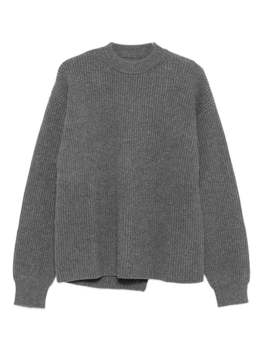 Pulovere Jil Sander Jil Sander Wool Crewneck Jumper GREY Femei (BM 18692283) 1