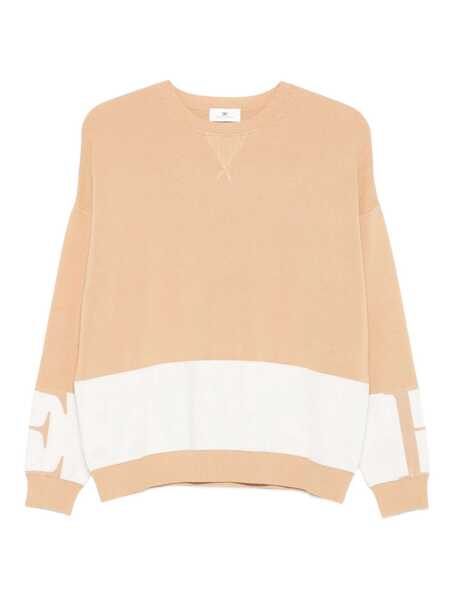 Pulovere Elisabetta Franchi Elisabetta Franchi Tricot Crewneck Sweater Beige Femei (BM 18692685) 1