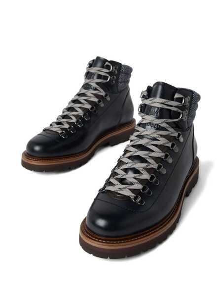 Bocanci Brunello Cucinelli Brunello Cucinelli Mountain Boot Ankle Boots Black Barbati (BM 18692757) 4