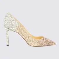 Pantofi cu toc Jimmy Choo Gold Tone Pumps Femei