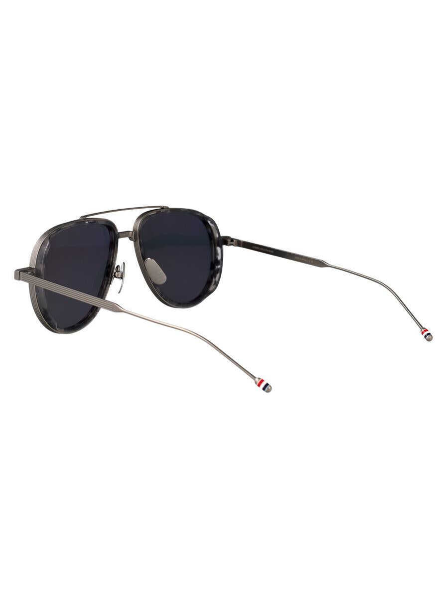 Ochelari de soare Thom Browne Thom Browne Sunglasses GREY TORT RIM W/N11 GREY PLATING Femei (BM 18693483) 4