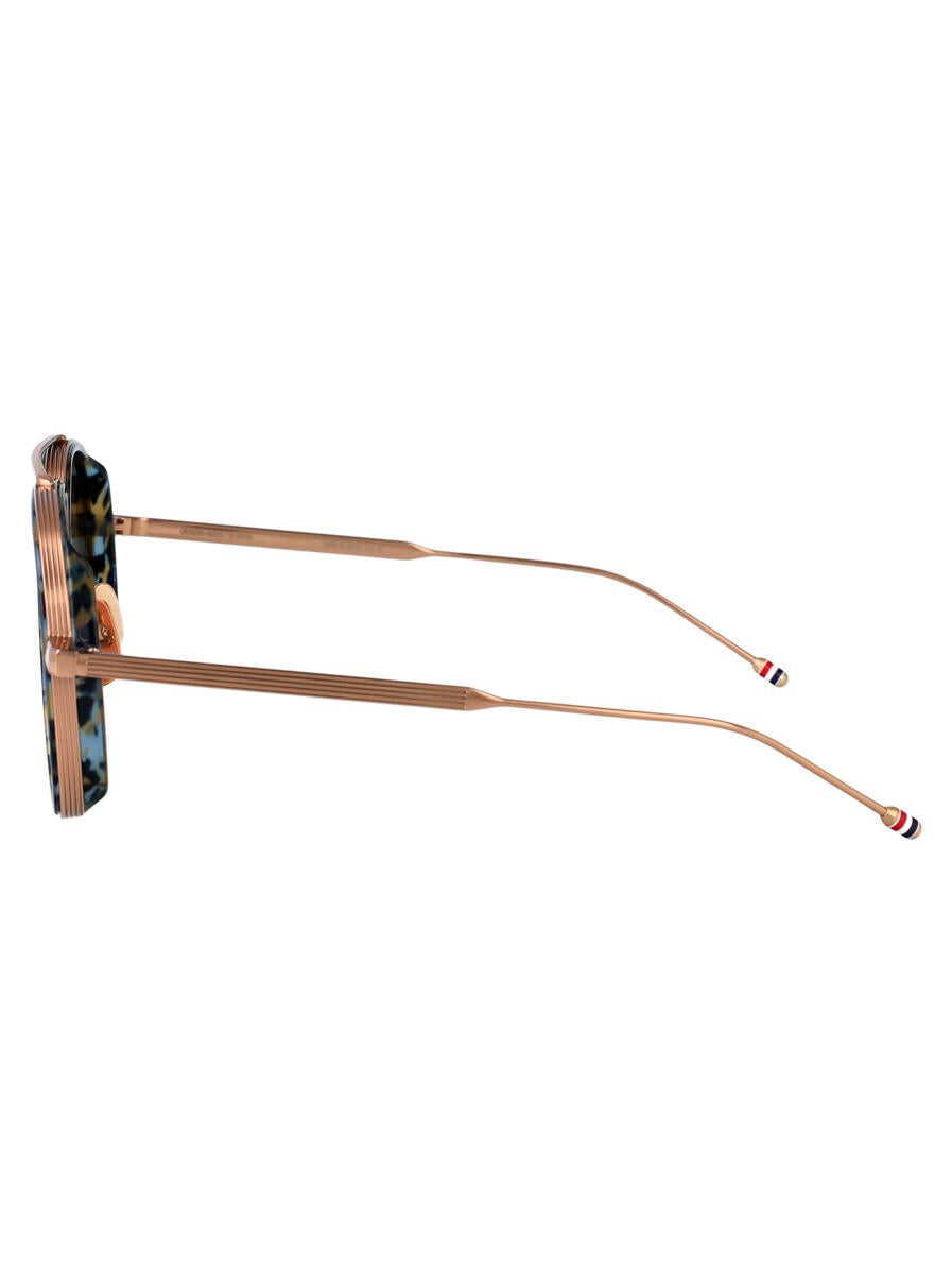 Ochelari de soare Thom Browne Thom Browne Sunglasses NAVY TORT RIM W/ROSE GOLD PLATING Femei (BM 18693486) 3