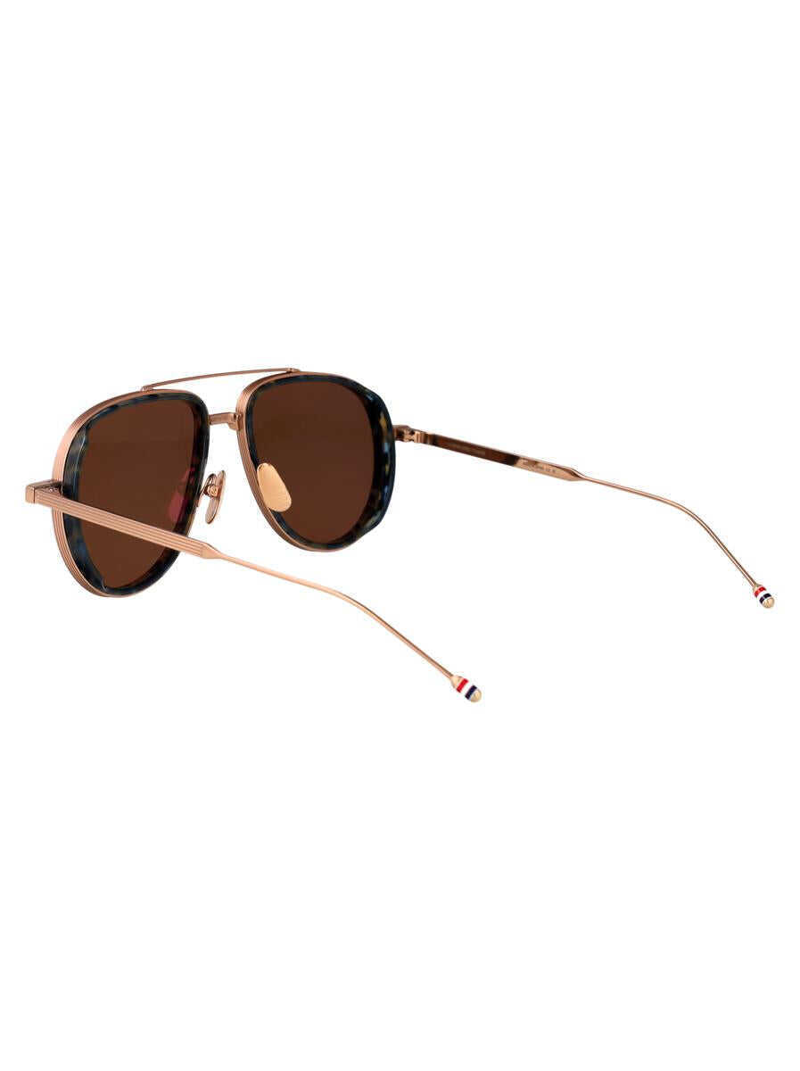 Ochelari de soare Thom Browne Thom Browne Sunglasses NAVY TORT RIM W/ROSE GOLD PLATING Femei (BM 18693486) 4