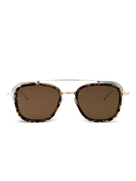 Ochelari de soare Thom Browne Thom Browne Sunglasses TOKYO TORTOISE NDX162 SILVER PLATE Femei (BM 18693504) 1