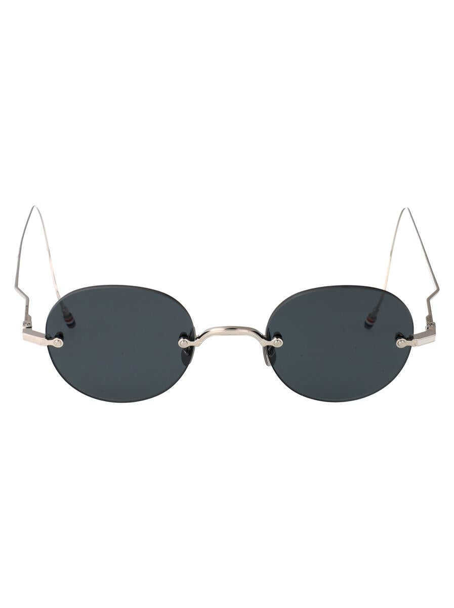 Ochelari de soare Thom Browne Thom Browne Sunglasses SILVER PLATE TITANIUM Femei (BM 18693519) 1