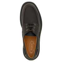 Pantofi de navigatie pentru Barbati - Mocasini TODS TodS Leather Boat Shoe BROWN Barbati (BM 18693834) - B-mall.ro