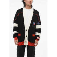 Cardigane Virgin Wool Cardigan With Contrasting Details Barbati