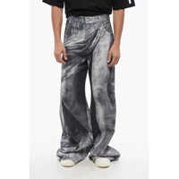 Blugi drepti Loose Fit Jeans With Statue Print 38Cm Barbati