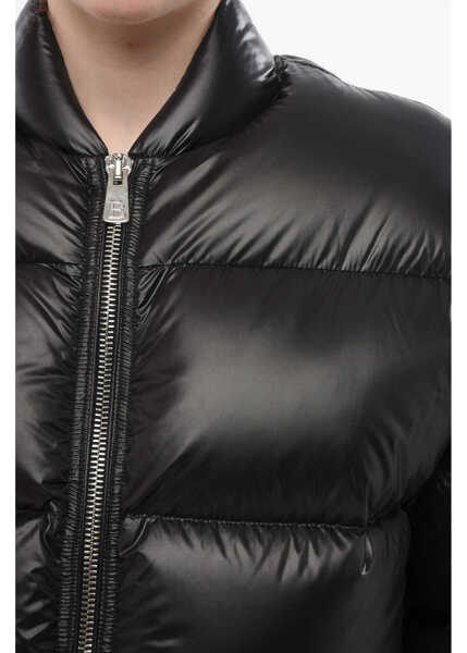 Geci de iarna Bacon Full-Zipped Storm Fury Bomber Fit Down Jacket Black Femei (BM 18694108) 4