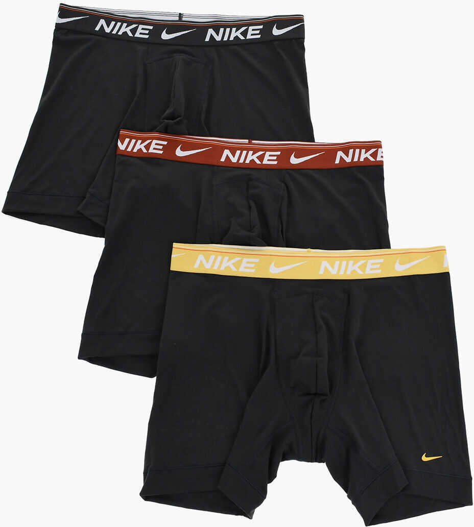 Lenjerie intima Nike Solid Color 3 Pairs Boxers Set With Logoed Band Multicolor Barbati (BM 18694135) 2
