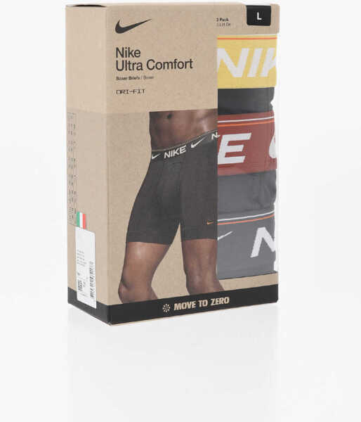 Lenjerie intima Nike Solid Color 3 Pairs Boxers Set With Logoed Band Multicolor Barbati (BM 18694135) 1