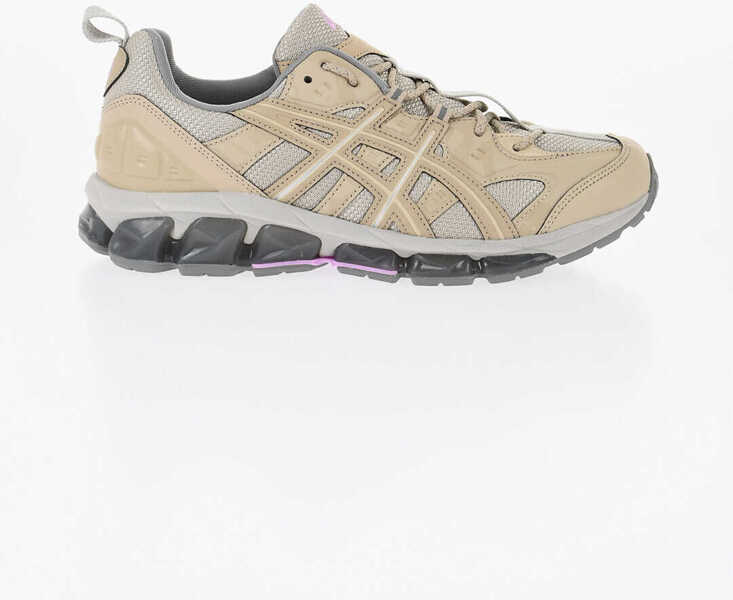 Sneakers ASICS Fabric Gel- Quantum Low-Top Sneakers With Camouflage Details Beige Barbati (BM 18694138) 3
