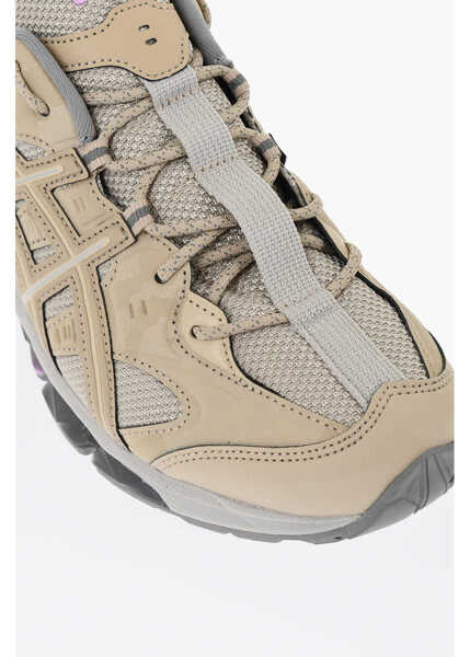 Sneakers ASICS Fabric Gel- Quantum Low-Top Sneakers With Camouflage Details Beige Barbati (BM 18694138) 4