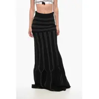 Fuste lungi Mermaid Design Knitted Skirt Femei