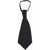 CORNELIANI Cc Collection Solid Color Virgin Wool Ascot Tie Black