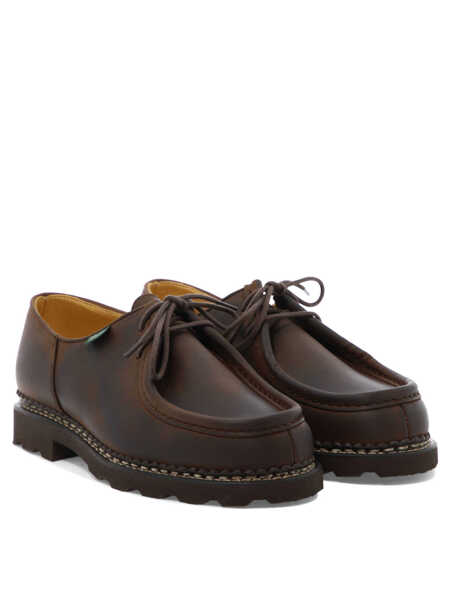 Mocasini PARABOOT Michael lace-up loafers Brown Barbati (BM 18694230) 2