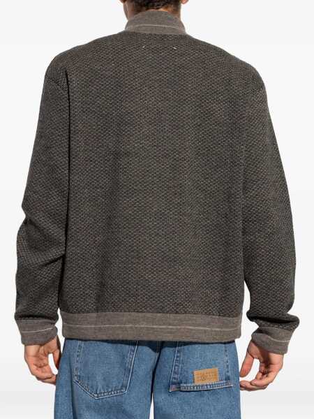 Pulovere Maison Margiela Wool zipper sweater Grey Barbati (BM 18694332) 3