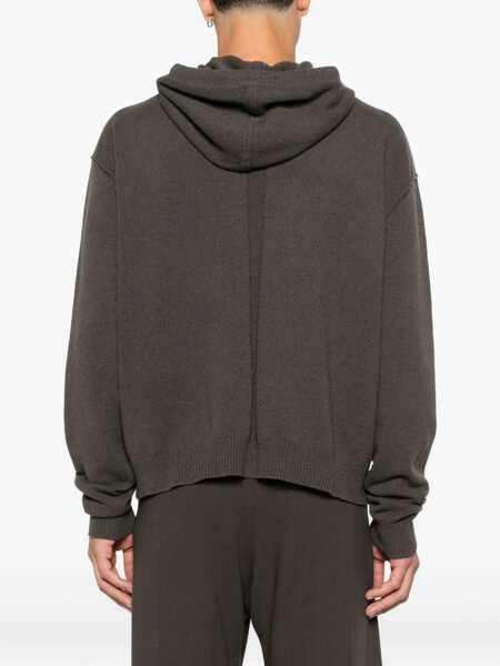 Pulovere Rick Owens Cashmere zipper sweater Brown Barbati (BM 18694335) 2