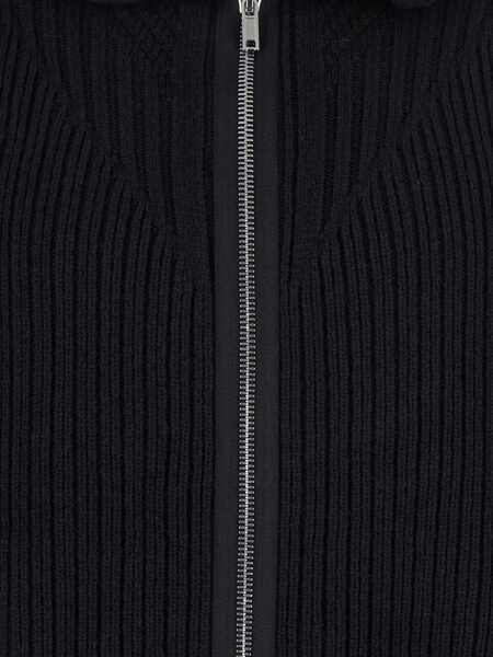 Cardigane Rick Owens Wool zipper cardigan Black Barbati (BM 18694338) 3