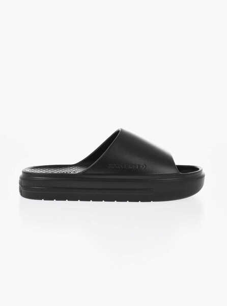 Sandale fara toc Converse Solid Color Rubber Slides Black Fete (BM 18694366) 3