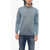 Moorer Virgin Wool Terni Half-Zipped Sweater Light Blue