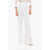 Elisabetta Franchi Lace-Up Detailed Bootcut Pants White