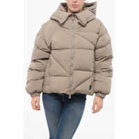 Geci de iarna Hooded New Double Down Jacket With Front Zip Femei