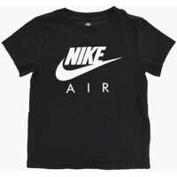 Tricouri Air Solid Color Crew-Neck T-Shirt With Contrasting Logo Baieti