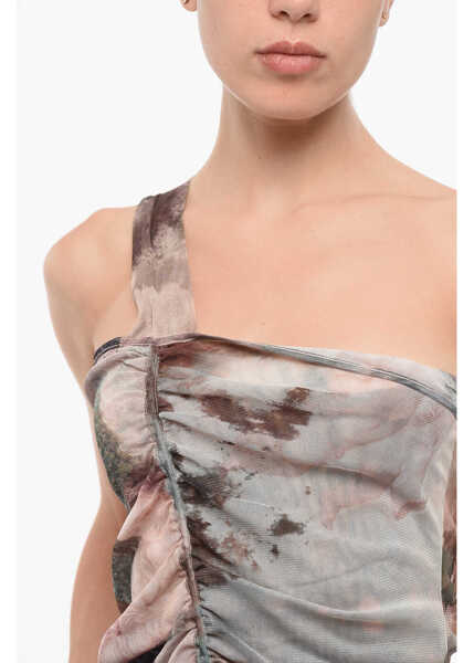 Bluze Balmain Tulle One-Shoulder Top Multicolor Femei (BM 18694417) 3