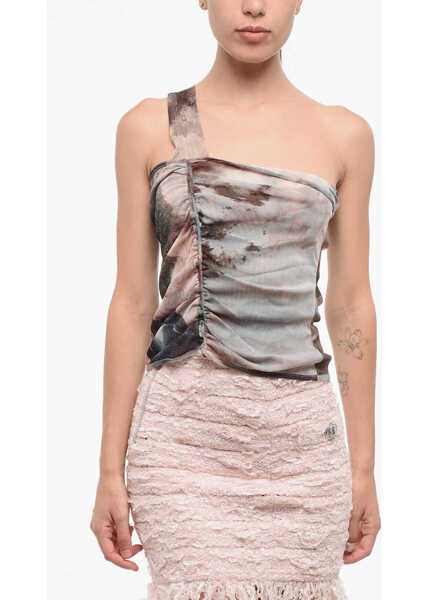 Bluze Balmain Tulle One-Shoulder Top Multicolor Femei (BM 18694417) 1