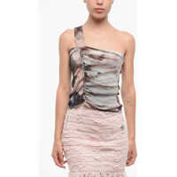 Bluze Tulle One-Shoulder Top Femei