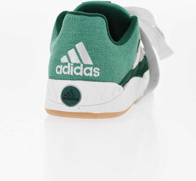 Sneakers adidas Suede And Fabric Adimatic Low-Top Sneakers With Wave Sole Green Barbati (BM 18694558) 2