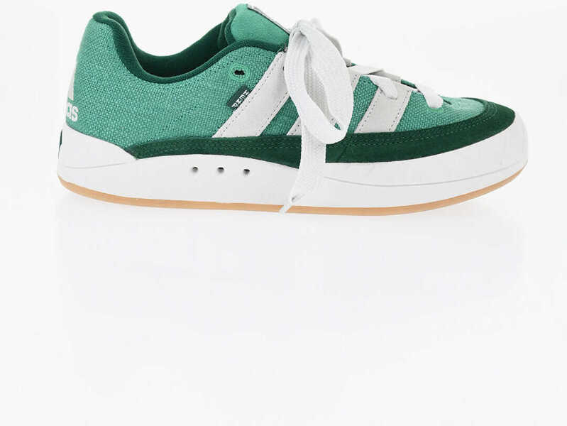 Sneakers adidas Suede And Fabric Adimatic Low-Top Sneakers With Wave Sole Green Barbati (BM 18694558) 3