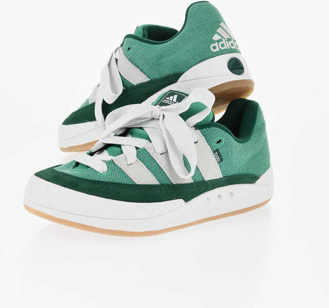 Sneakers adidas Suede And Fabric Adimatic Low-Top Sneakers With Wave Sole Green Barbati (BM 18694558) 1