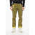 Balmain Pokemon Two-Tone Jeans With Cuffed Hem And All-Over Monogram Yellow
