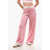 Balmain High-Waisted Casual Pants With Elastic Waistband Pink