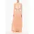 Elisabetta Franchi Red Carpet Flounced Shirt Dress With Breast-Pockets Orange