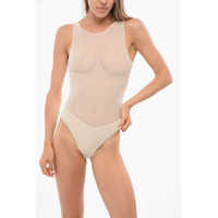 Body-uri Sleeveless See Through Bodysuit Femei