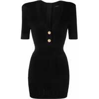 Rochii scurte V-Neck Short Sleeved Bodycon Dress Femei