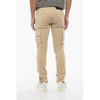 Pantaloni casual Balmain pentru Barbati - Pantaloni casual Balmain Stretch Cotton Tapered Leg Cargo Pants Beige Barbati (BM 18694660) - B-mall.ro