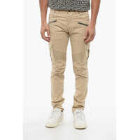 Pantaloni casual Stretch Cotton Tapered Leg Cargo Pants Barbati