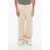 Balmain Lightweight Cotton Loose Fit Pants Beige