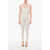 Elisabetta Franchi Velour Jumpsuit With Embroideries White