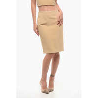 Fuste lungi Back Split Lined Pencil Skirt Femei