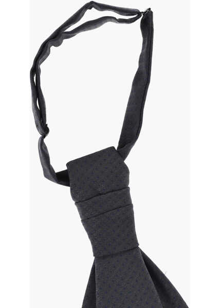 Cravate CORNELIANI Cc Collection Embroidered Virgin Wool Blend Ascot Tie Blue Barbati (BM 18694798) 2