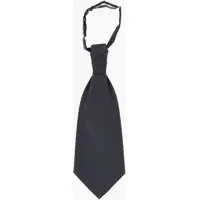 Cravate Cc Collection Embroidered Virgin Wool Blend Ascot Tie Barbati