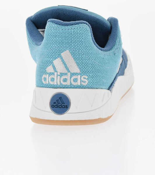 Sneakers adidas Suede And Fabric Adimatic Low-Top Sneakers With Wave Sole Blue Barbati (BM 18694825) 2