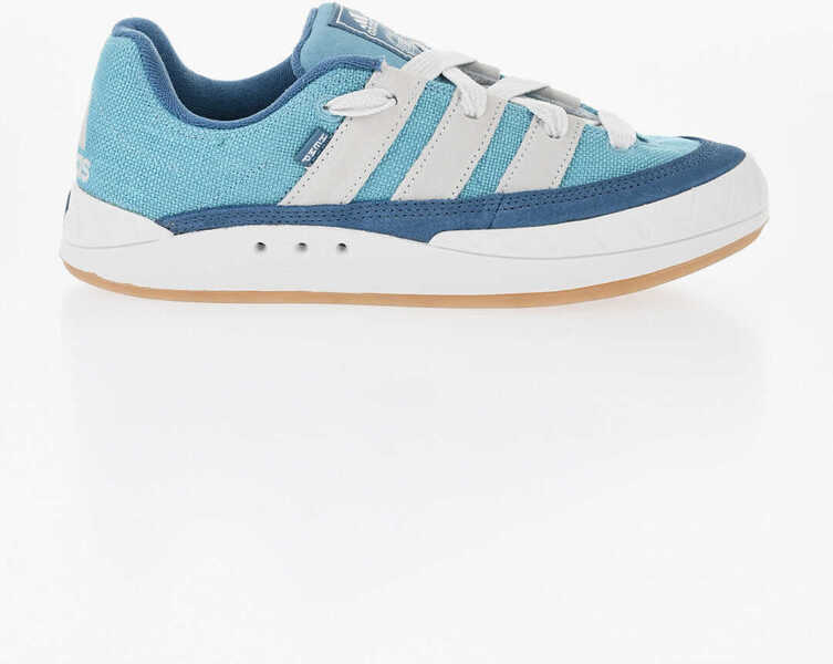 Sneakers adidas Suede And Fabric Adimatic Low-Top Sneakers With Wave Sole Blue Barbati (BM 18694825) 3